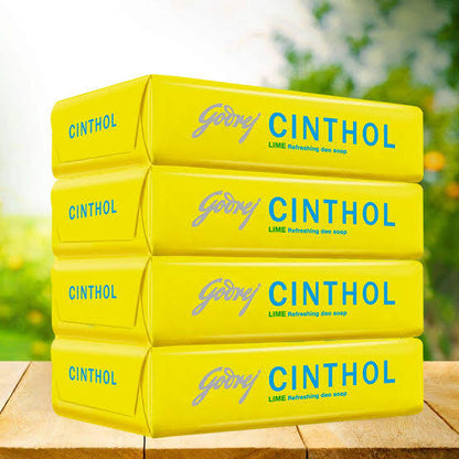 Godrej Cinthol Lime Refreshing Deo Soap 4x75g