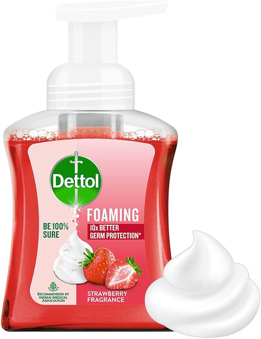 Dettol Foaming Strawberry Handwash 250ml
