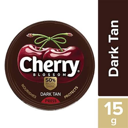 Cherry Blossom press Shoe Polish 15g
